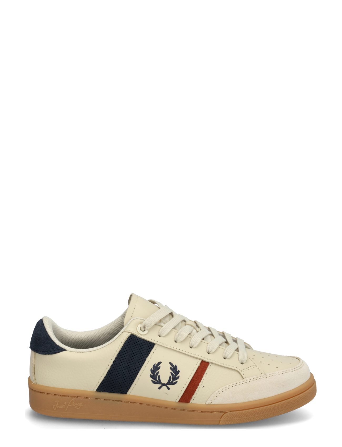 Fred Perry - B725 LEATHER/ SUEDE - låga sneakers - oatmeal - 2