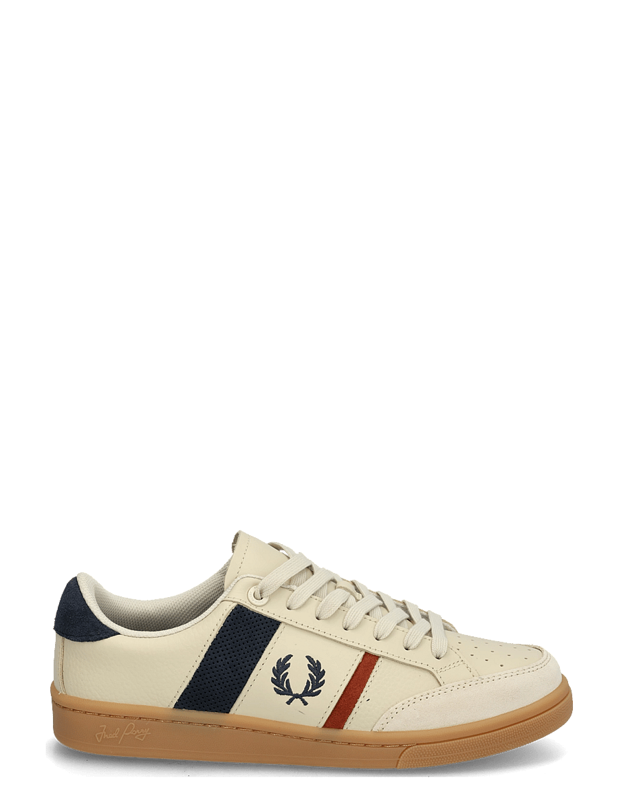 Fred Perry - B725 LEATHER/ SUEDE - låga sneakers - oatmeal - 2