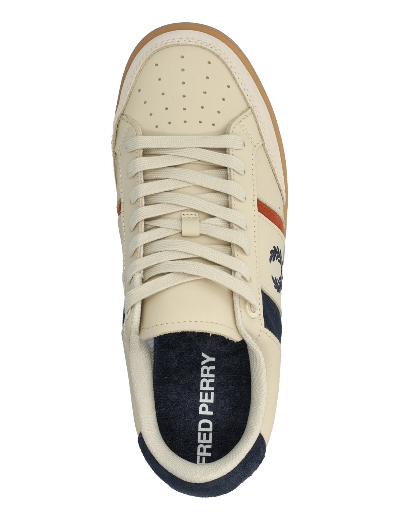 Fred Perry - B725 LEATHER/ SUEDE - låga sneakers - oatmeal - 3