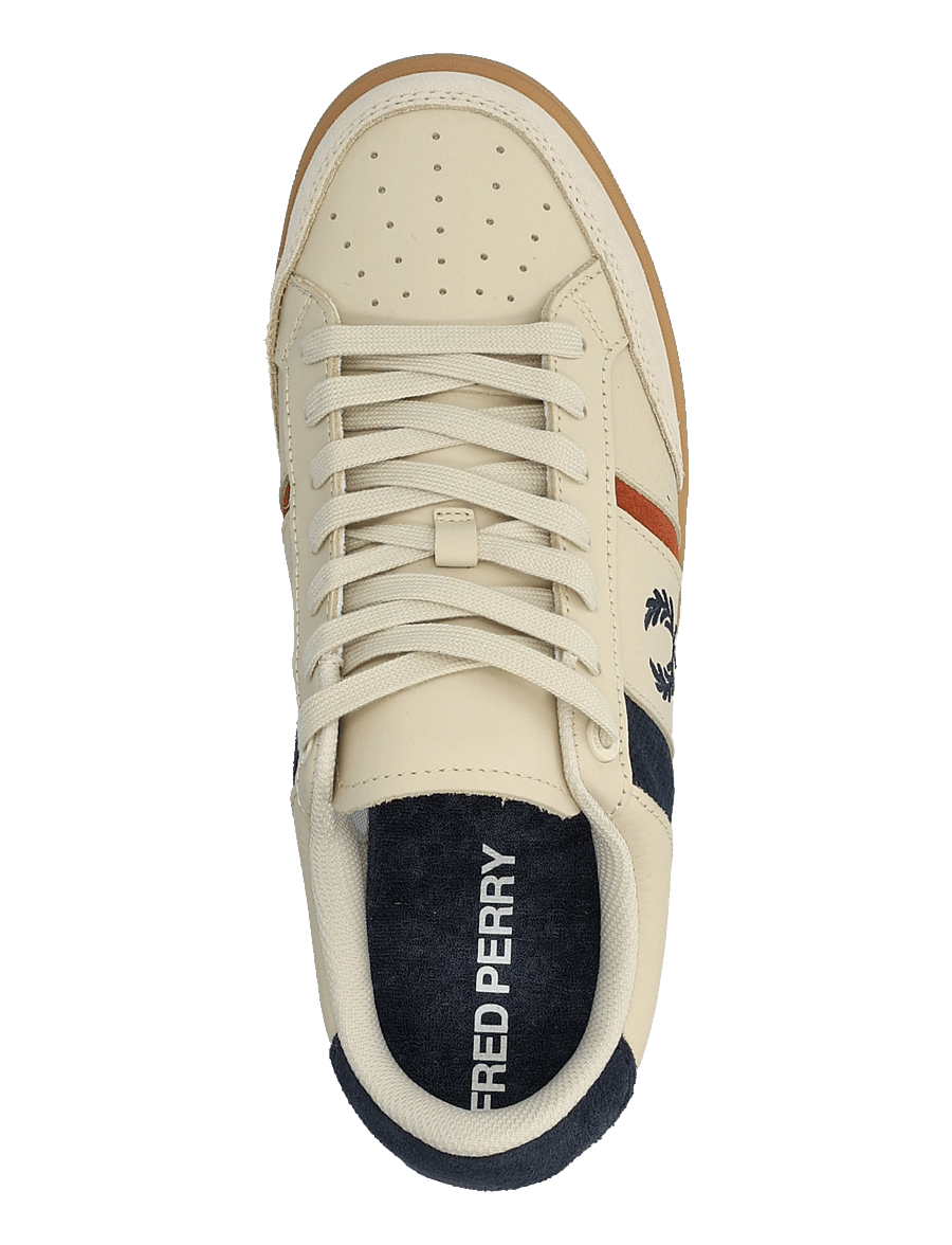 Fred Perry - B725 LEATHER/ SUEDE - låga sneakers - oatmeal - 3