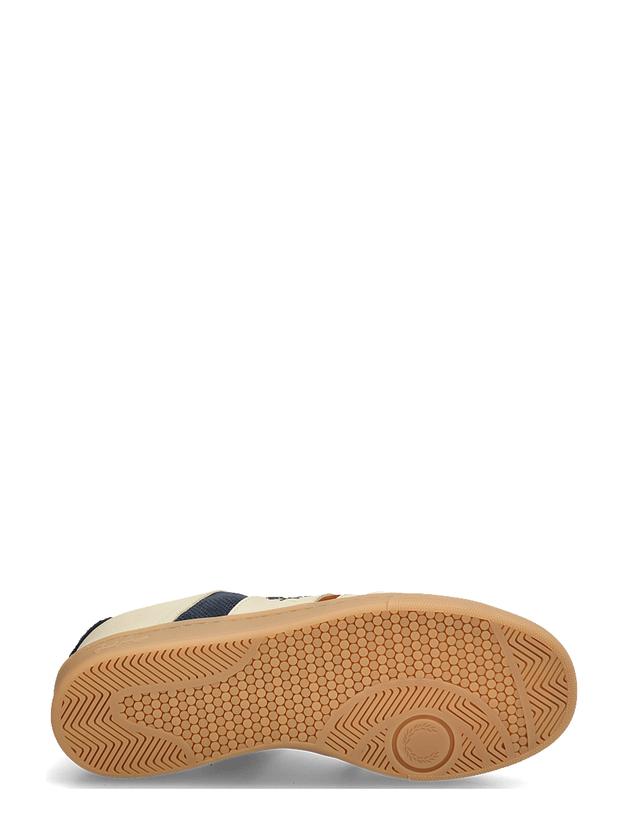 Fred Perry - B725 LEATHER/ SUEDE - låga sneakers - oatmeal - 4
