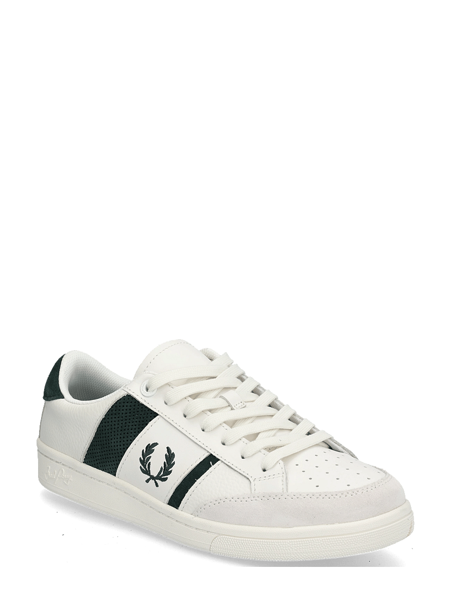 Fred Perry - B725 LEATHER/ SUEDE - low-top sneaker - snow white - 0