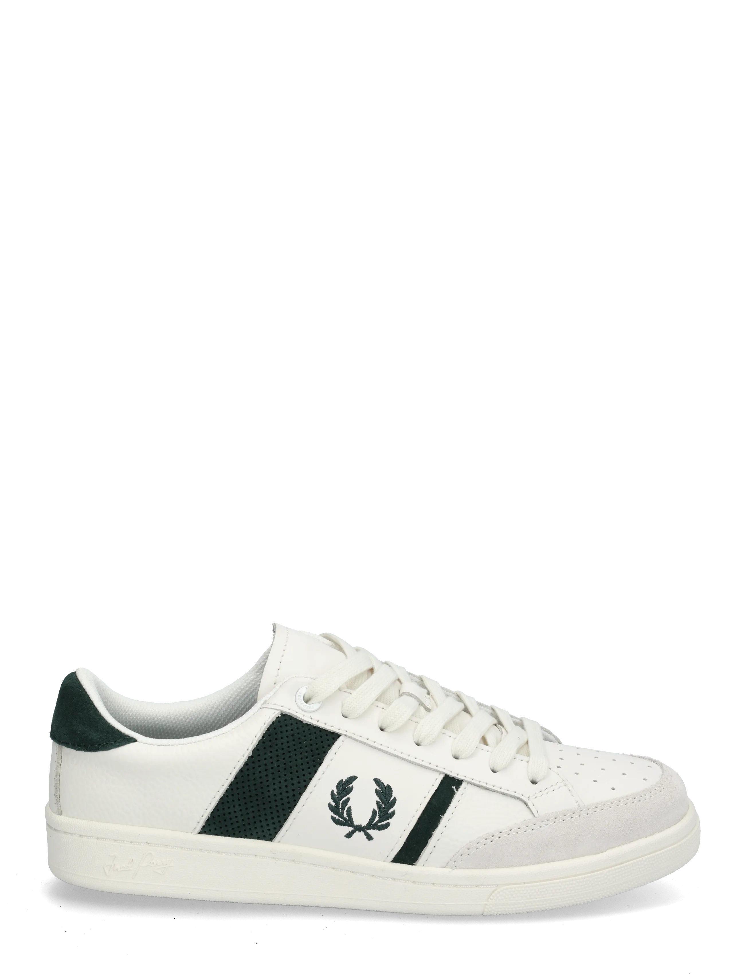 Fred Perry - B725 LEATHER/ SUEDE - nach anlass kaufen - snow white - 2
