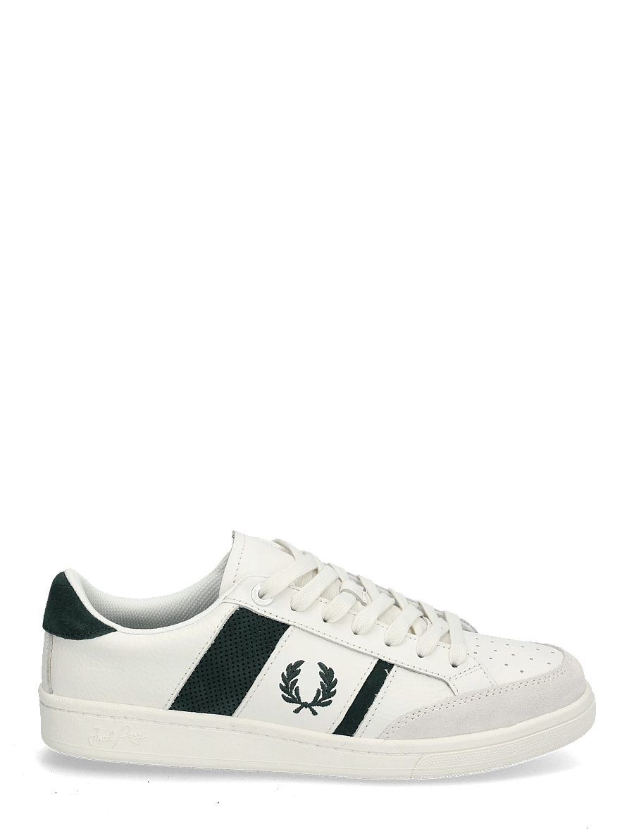 Fred Perry - B725 LEATHER/ SUEDE - nach anlass kaufen - snow white - 2