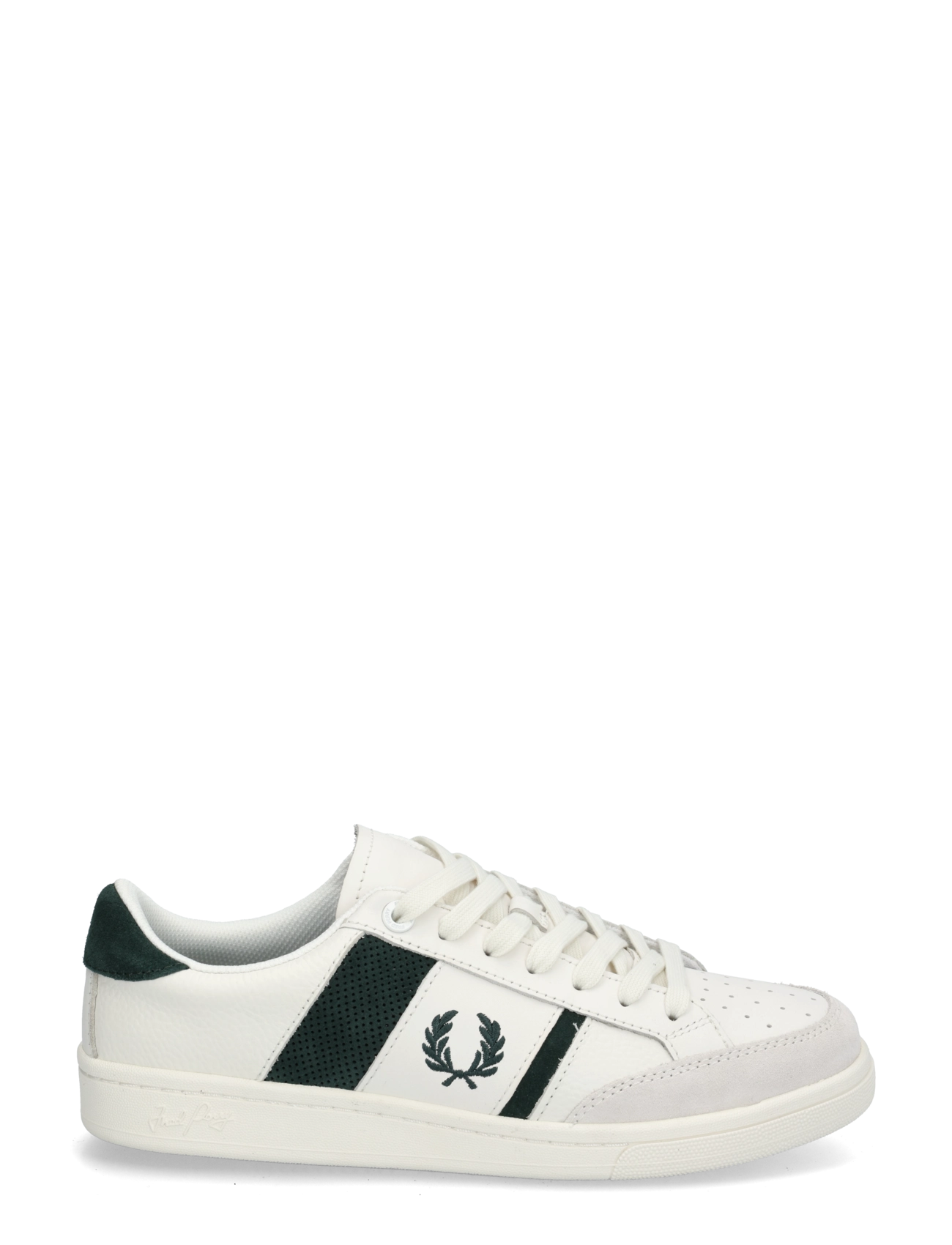 Fred Perry - B725 LEATHER/ SUEDE - low-top sneaker - snow white - 2