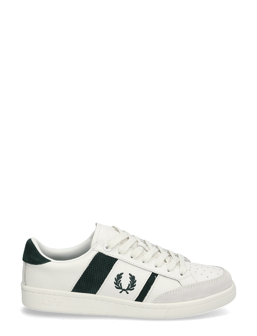 Fred Perry - B725 LEATHER/ SUEDE - low-top sneaker - snow white - 2