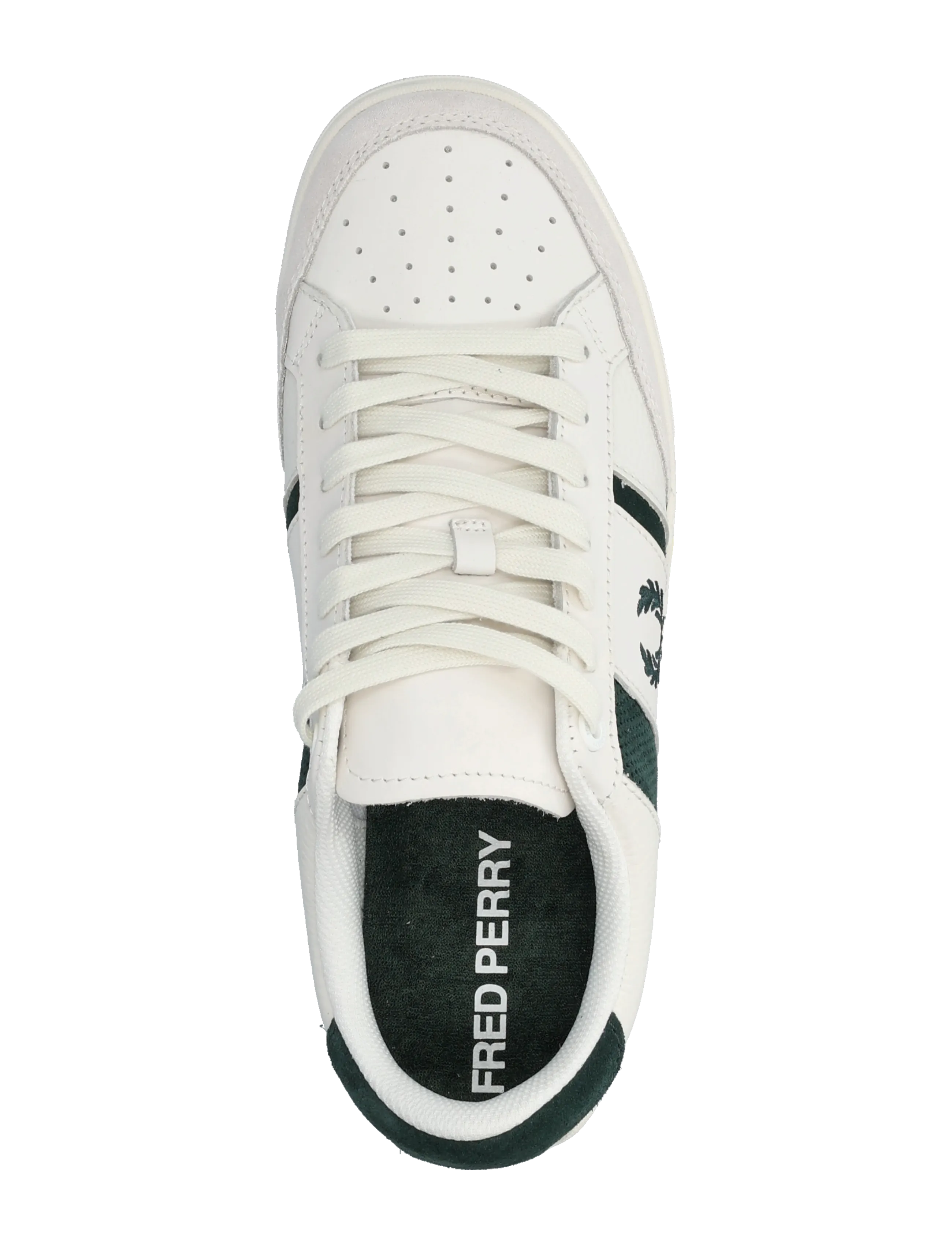 Fred Perry - B725 LEATHER/ SUEDE - nach anlass kaufen - snow white - 3