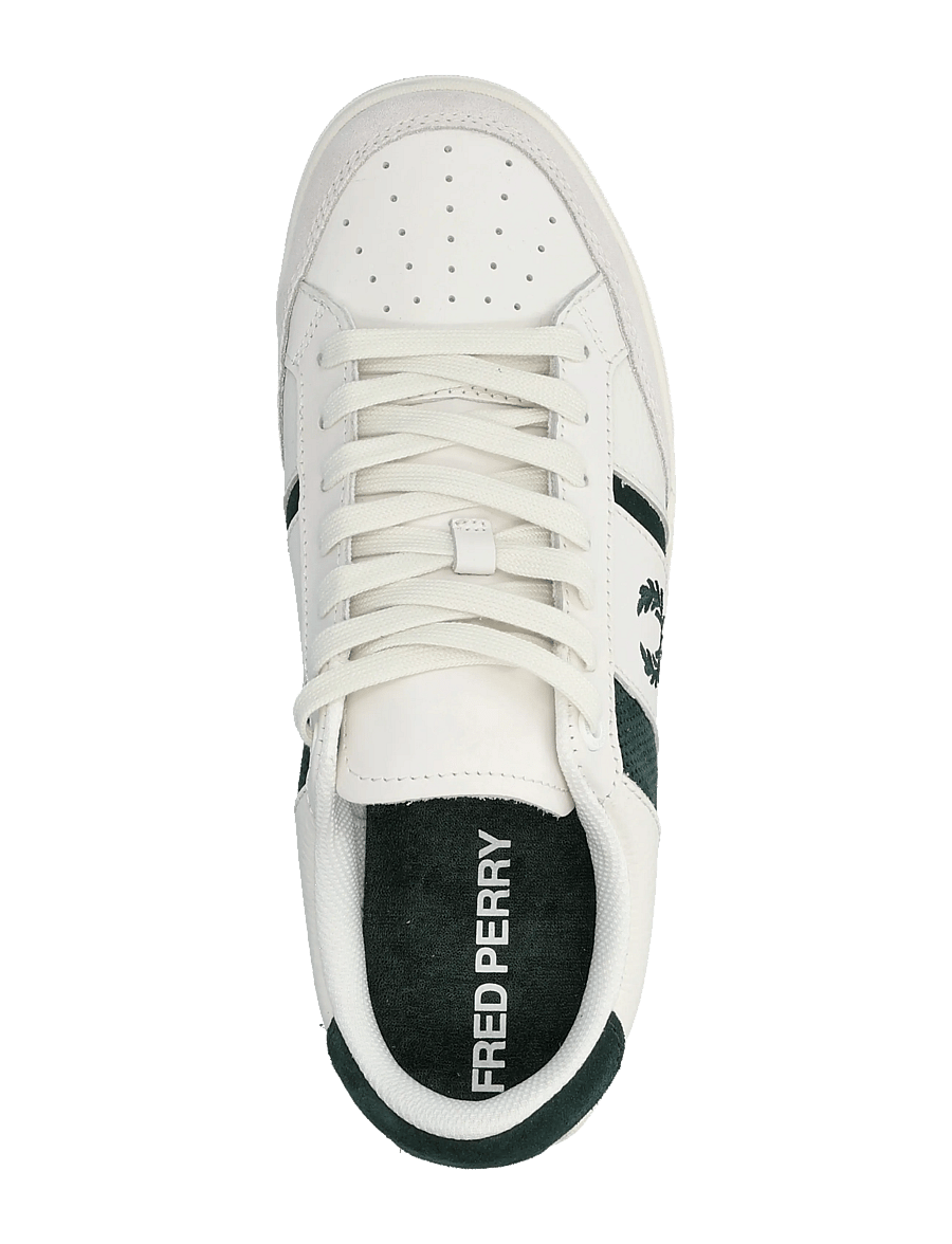 Fred Perry - B725 LEATHER/ SUEDE - nach anlass kaufen - snow white - 3