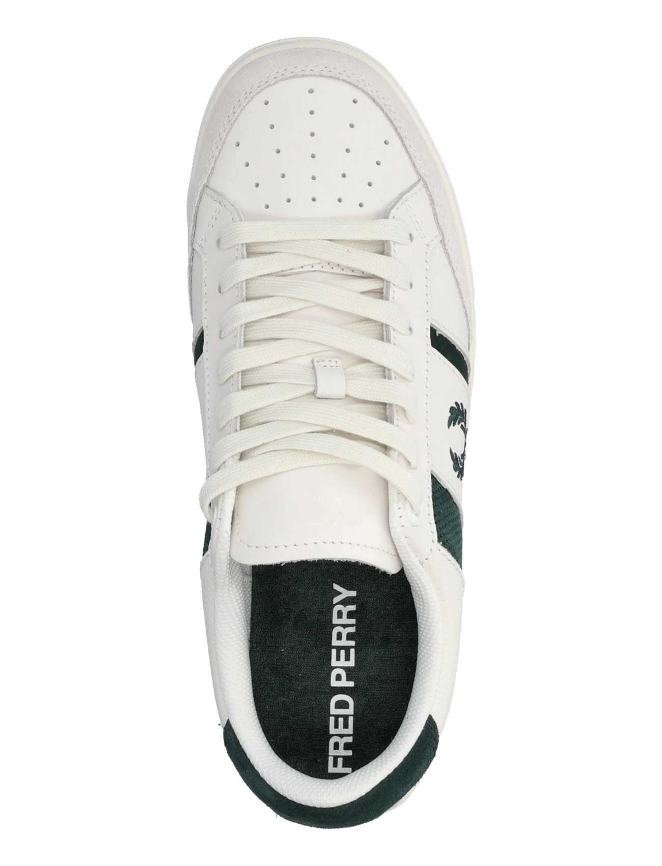 Fred Perry - B725 LEATHER/ SUEDE - low-top sneaker - snow white - 3