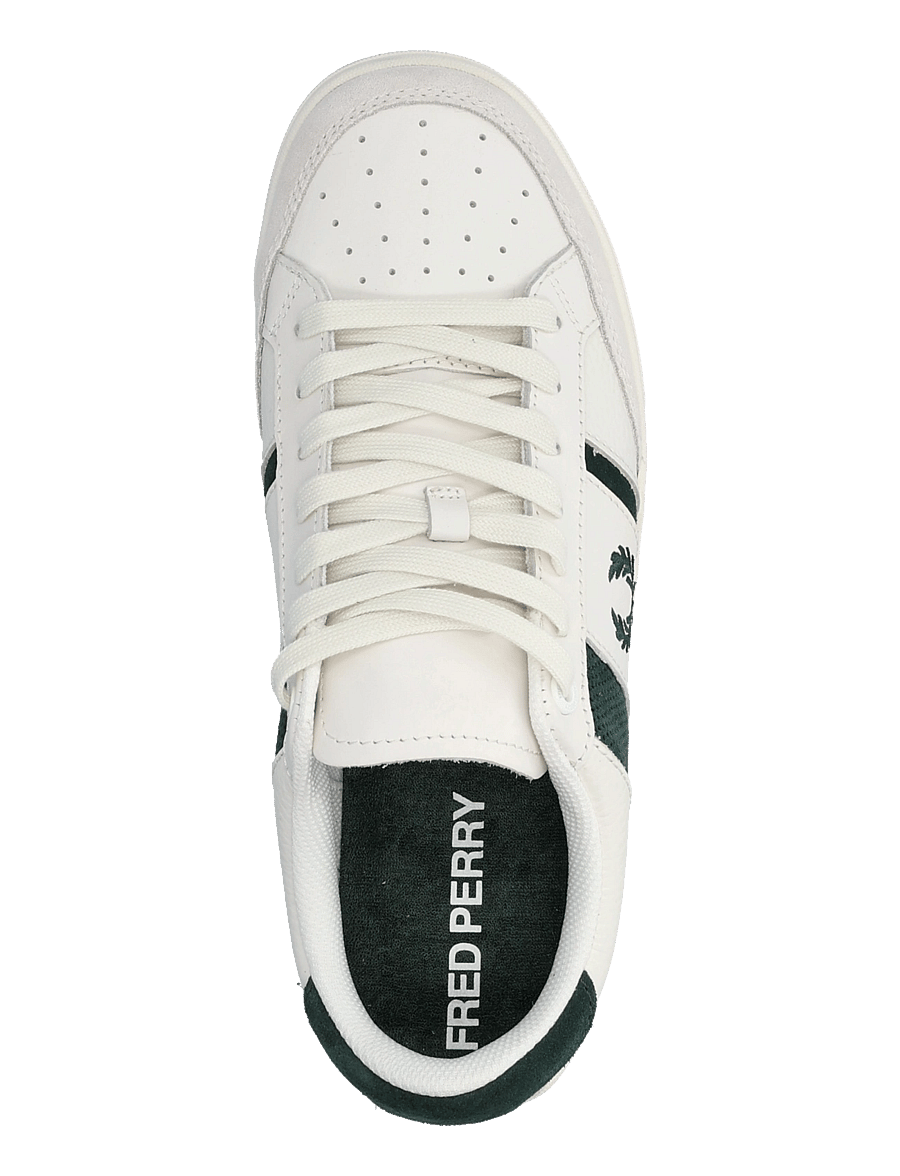 Fred Perry - B725 LEATHER/ SUEDE - low-top sneaker - snow white - 3