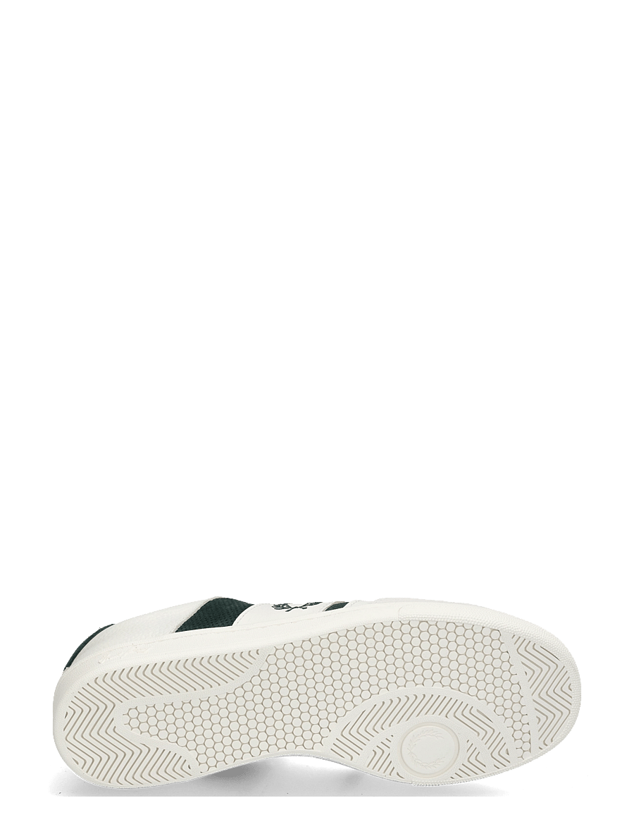 Fred Perry - B725 LEATHER/ SUEDE - low-top sneaker - snow white - 4
