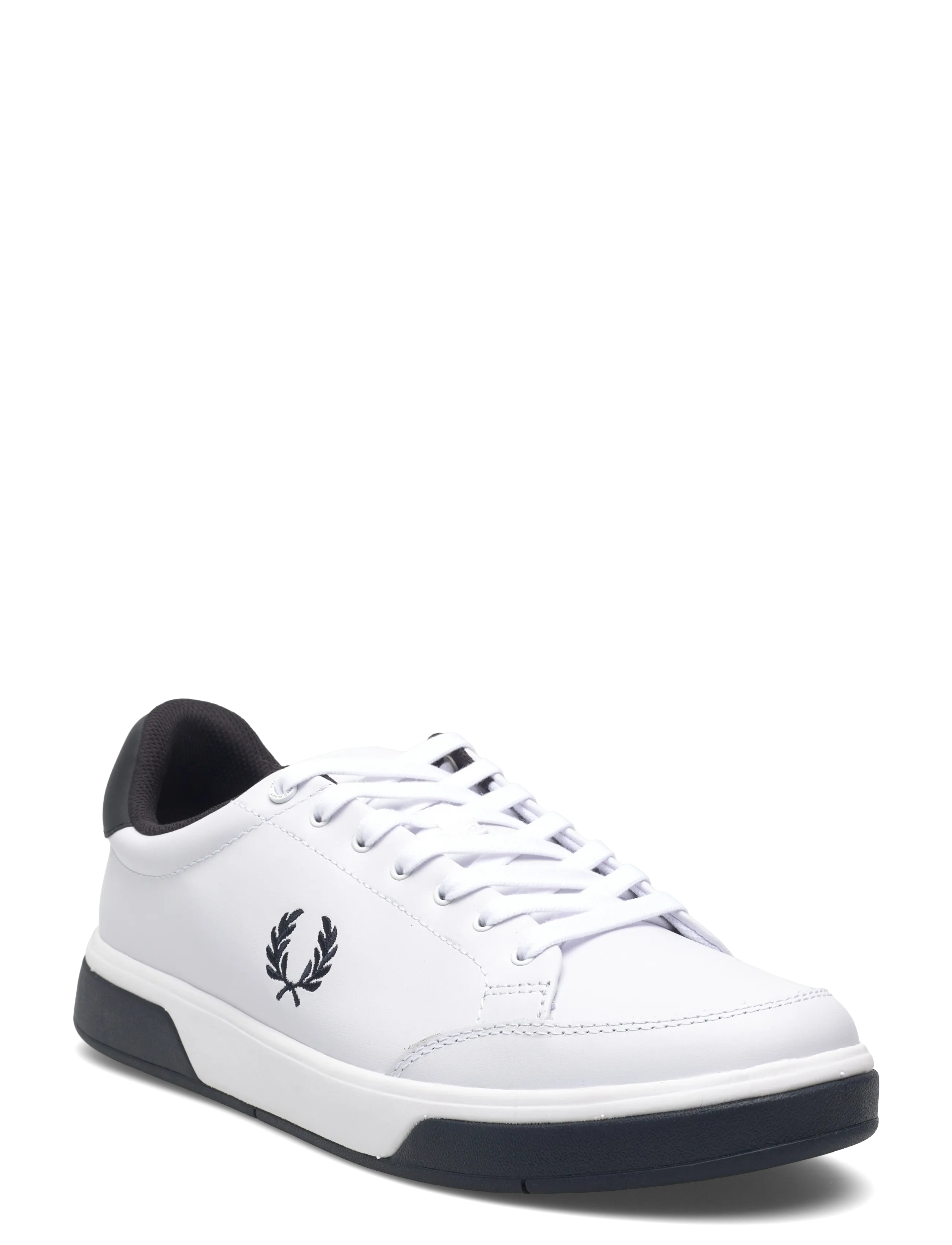 Fred Perry B301 LEATHER - Shoes - WHITE / white