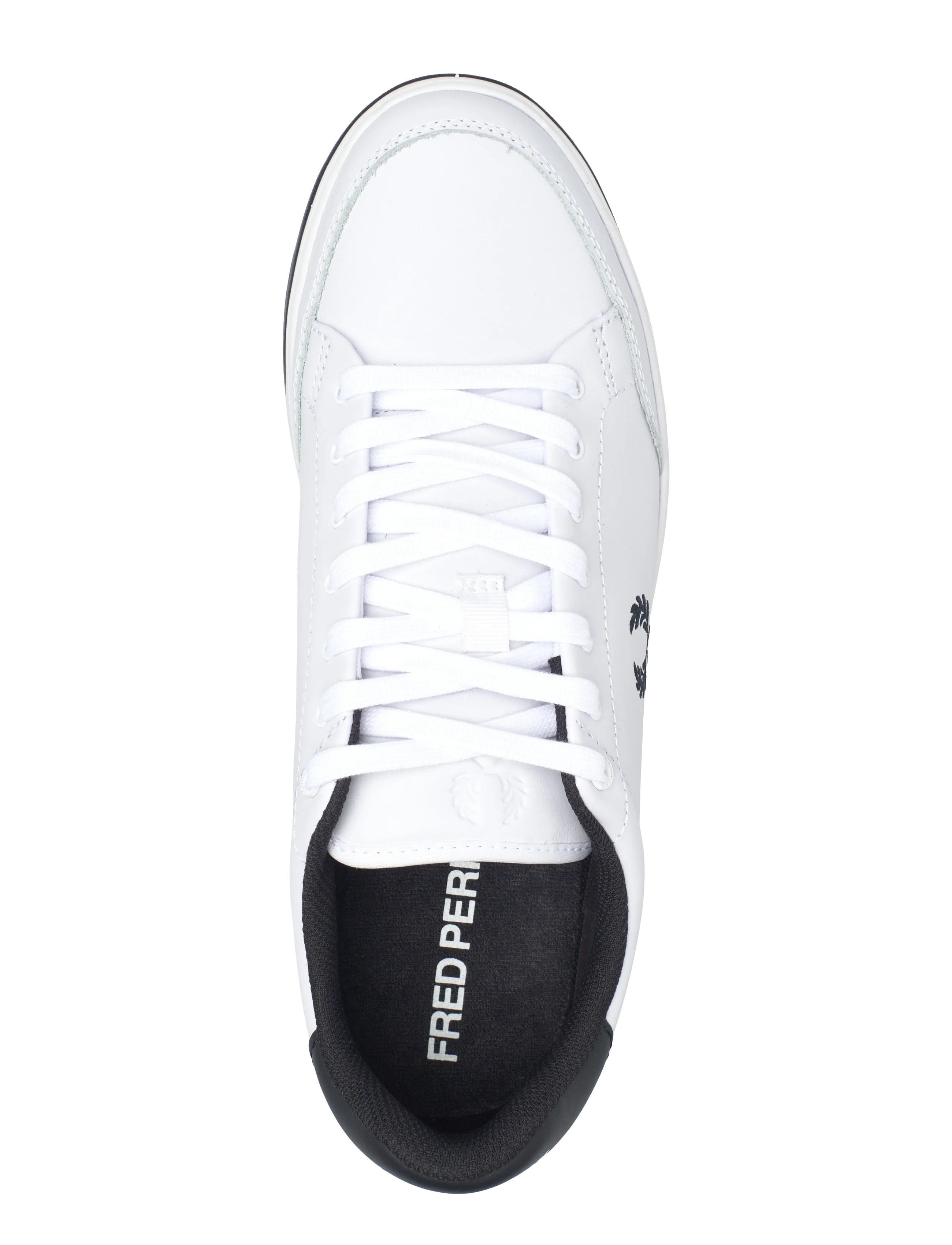 Fred Perry - B301 LEATHER - lágir strigaskór - white - 3
