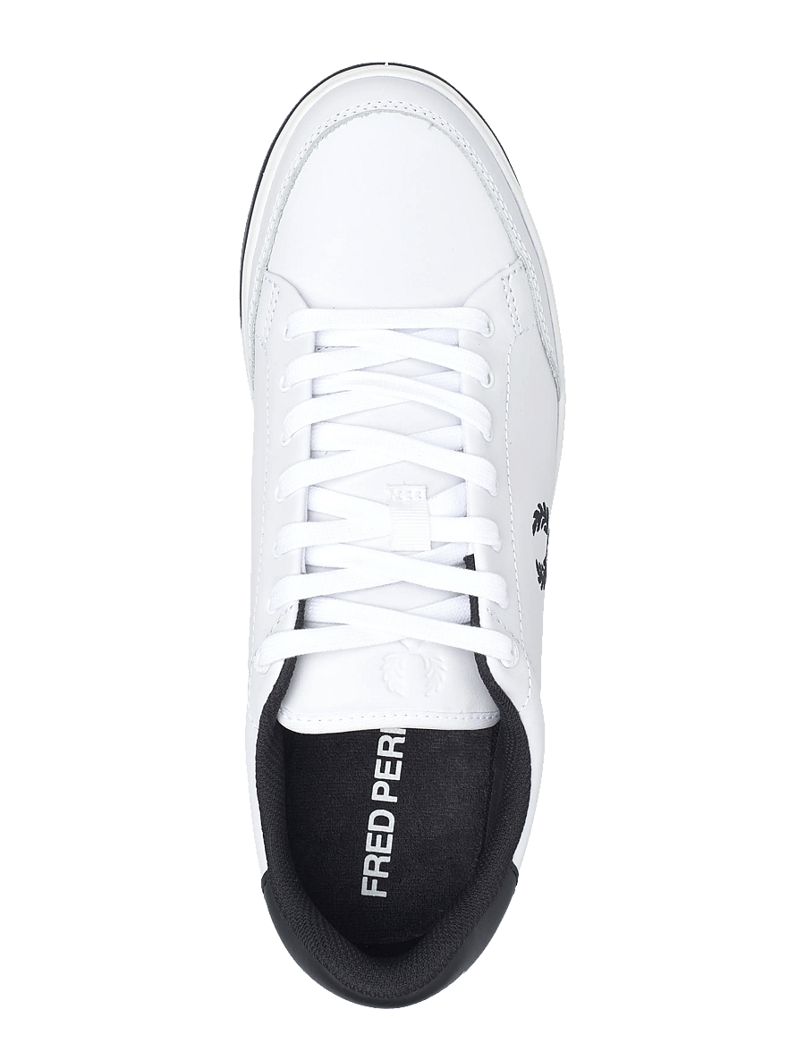 Fred Perry - B301 LEATHER - verslaðu eftir tilefni - white - 3