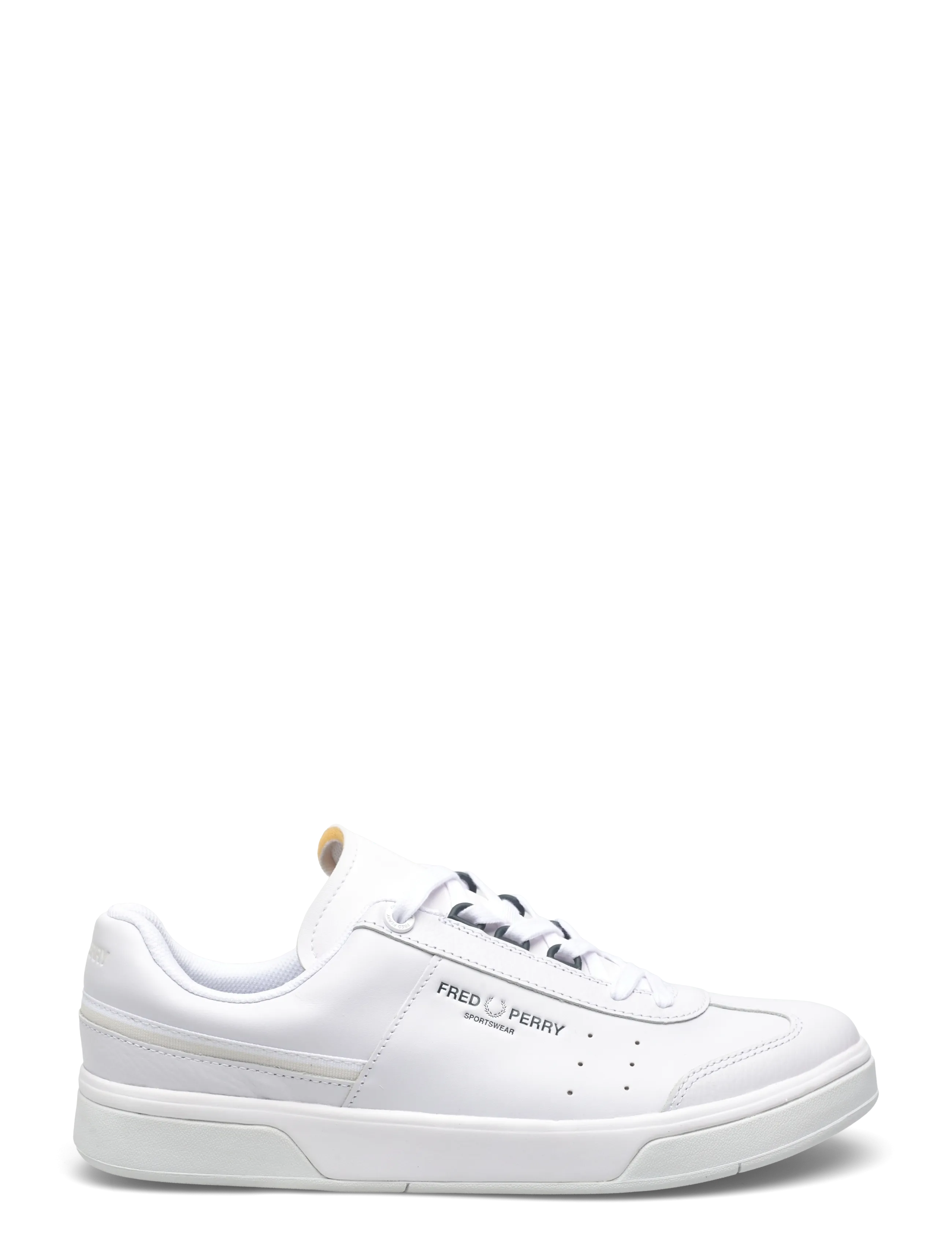 Fred Perry - B302 LEATHER - przed kostkę - white - 1