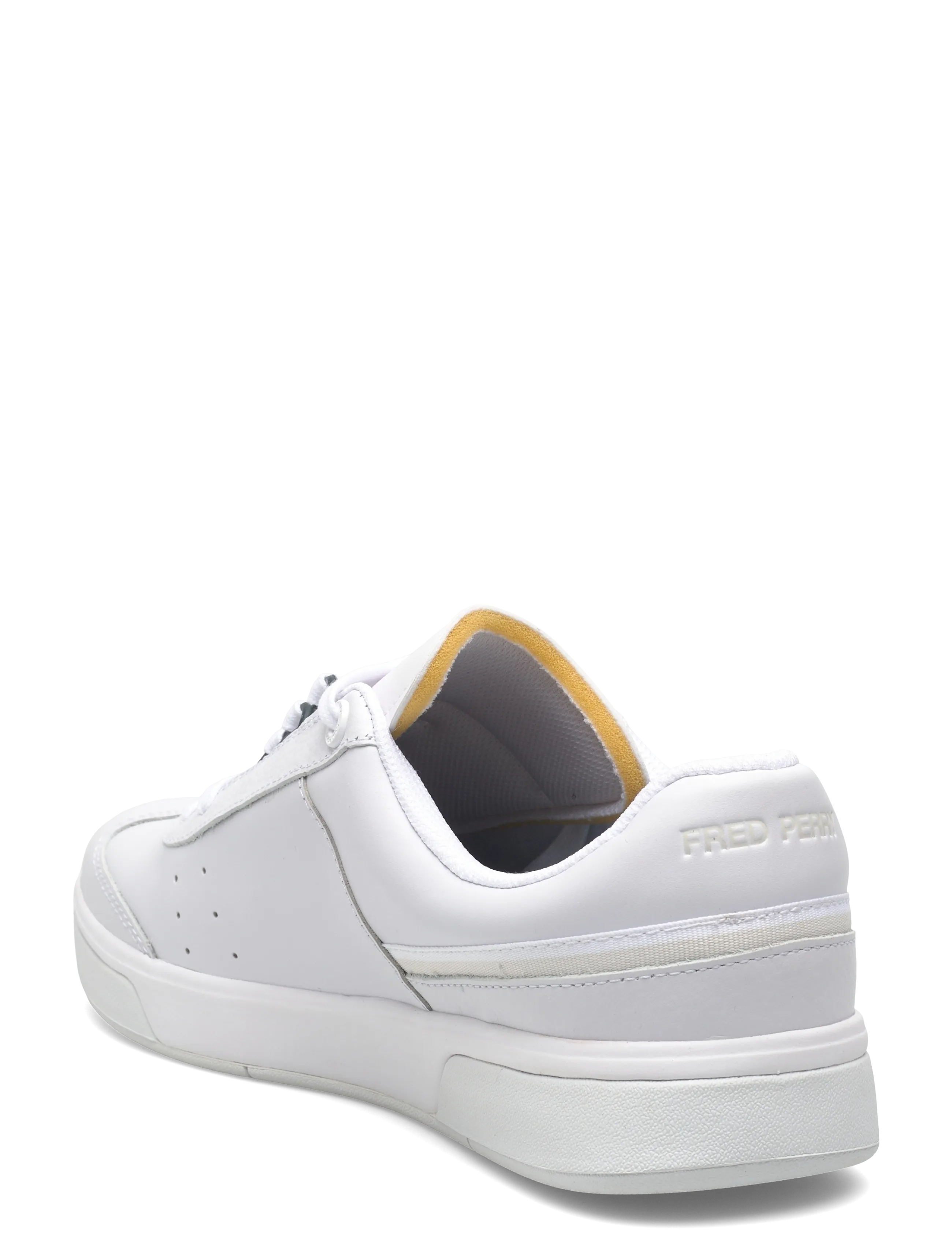 Fred Perry - B302 LEATHER - przed kostkę - white - 2