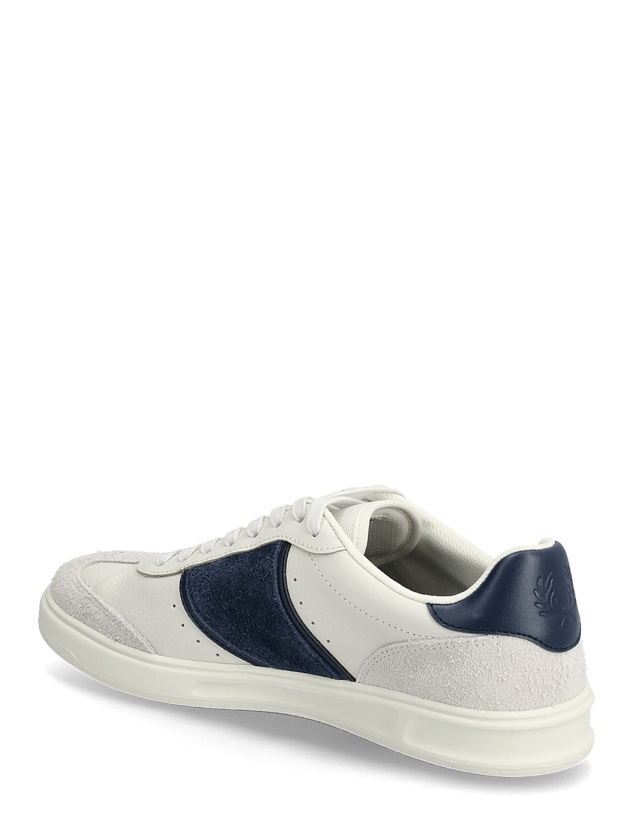 Fred Perry - B4 TEXTURED LTHR / SUEDE - niedriger schnitt - porcelain - 2