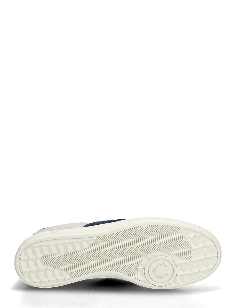 Fred Perry - B4 TEXTURED LTHR / SUEDE - niedriger schnitt - porcelain - 4