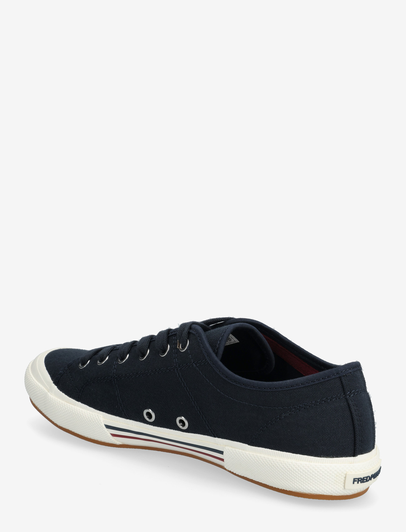Fred Perry - B708 VINTAGE TENNIS CANVAS - lave sneakers - nvy/swht/bntred - 2