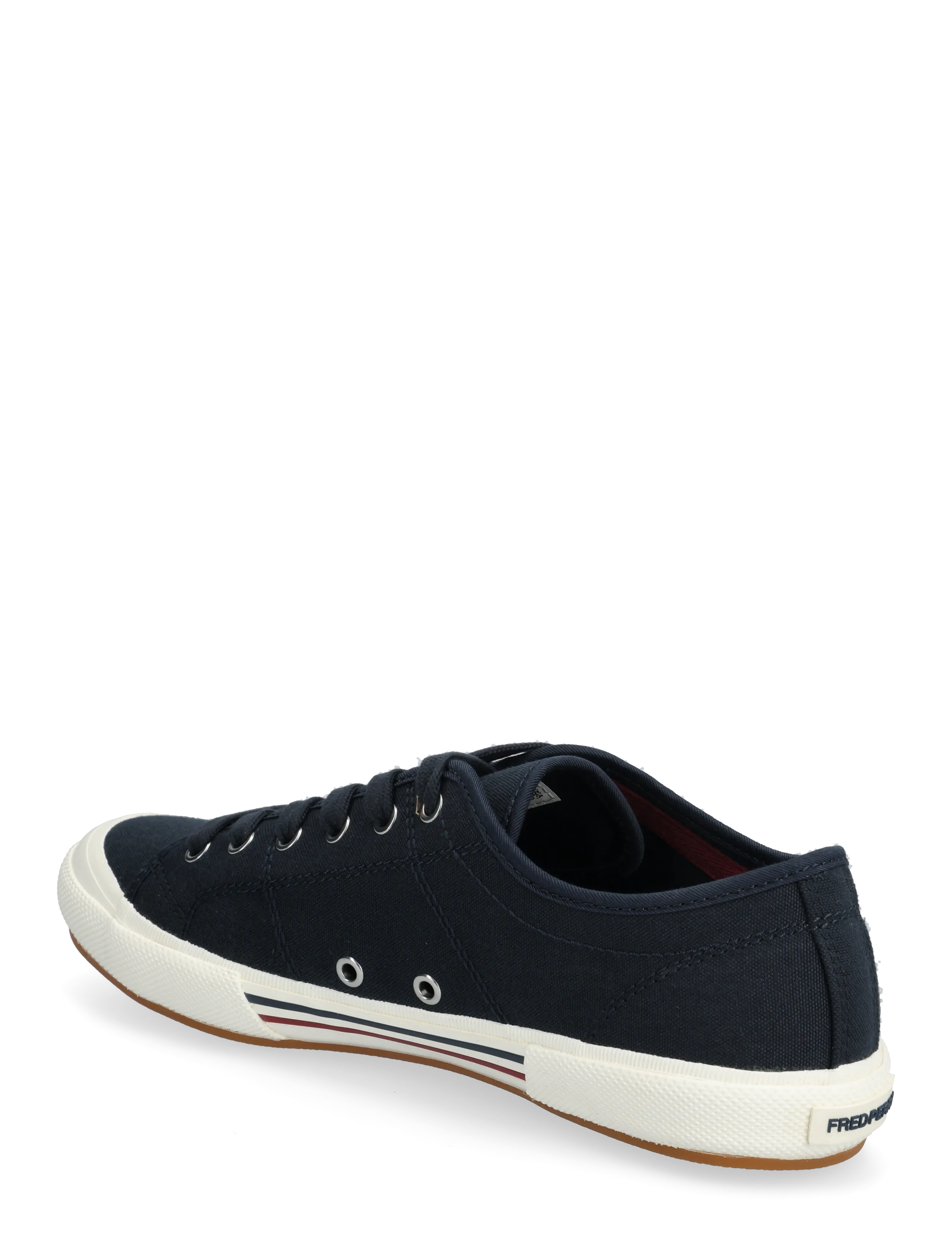 Fred Perry - B708 VINTAGE TENNIS CANVAS - niedriger schnitt - nvy/swht/bntred - 2