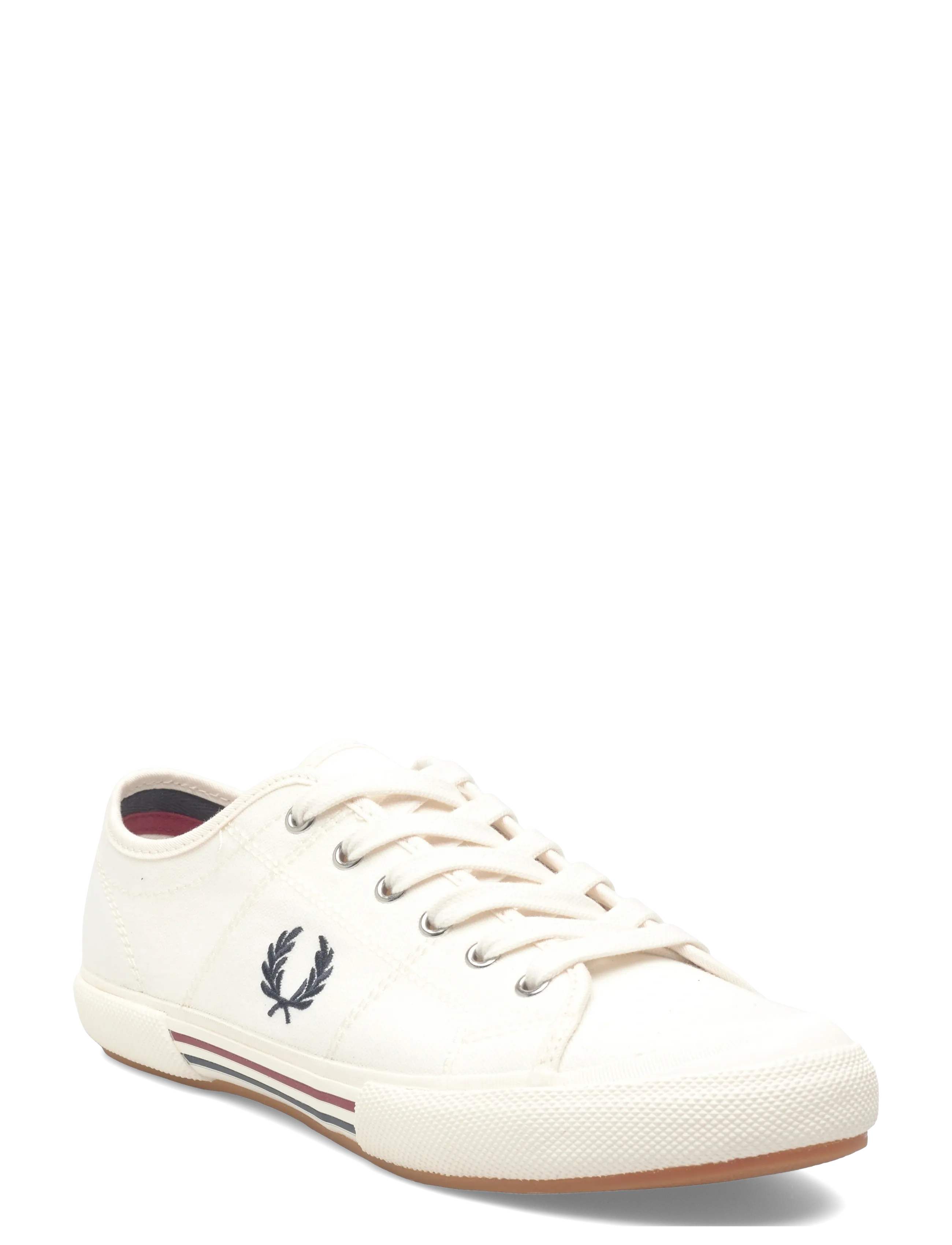 Fred Perry B708 VINTAGE TENNIS CANVAS - Jalanõud - SNWHT/BRED/NVY / white