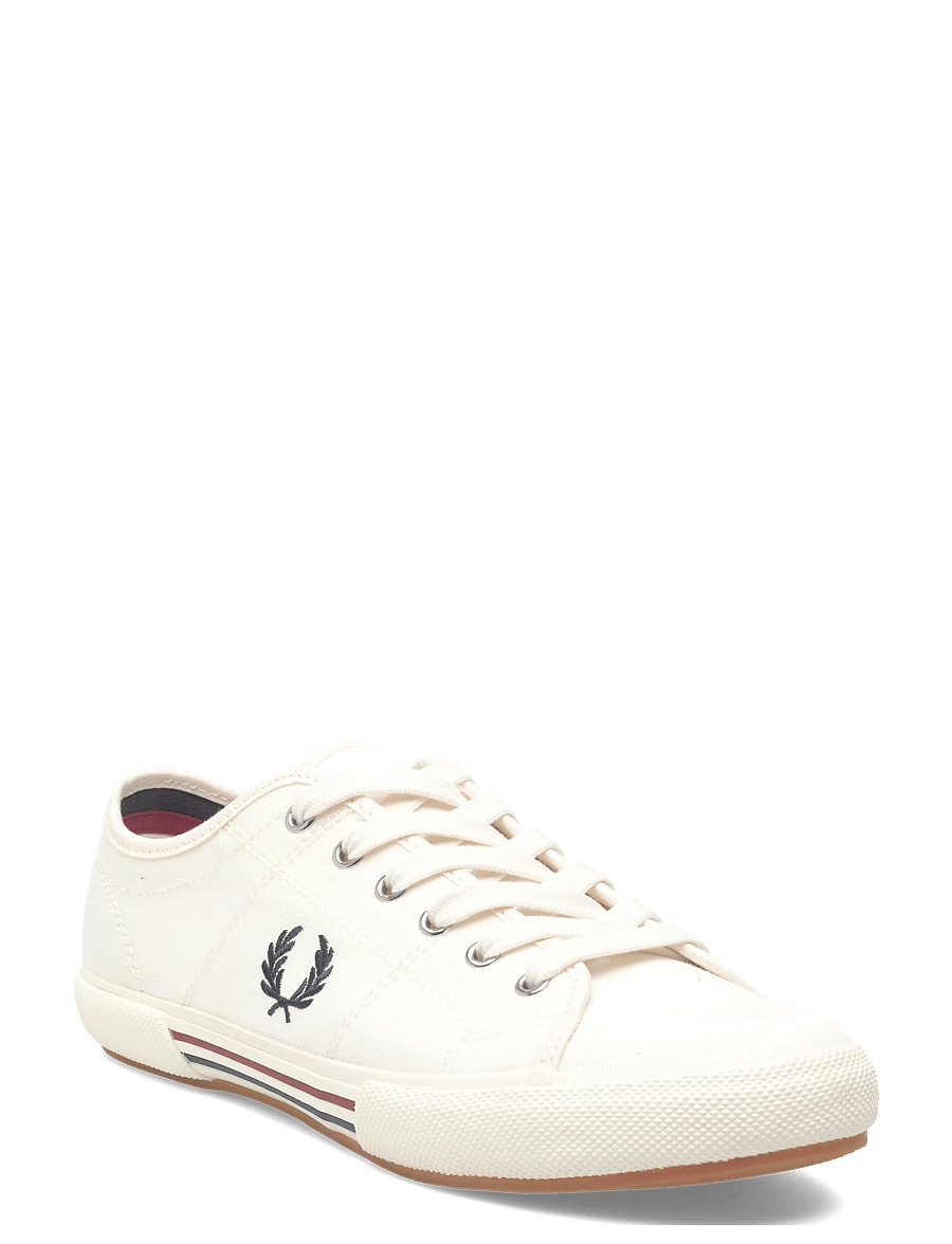 Fred Perry - B708 VINTAGE TENNIS CANVAS - låga sneakers - snwht/bred/nvy - 0