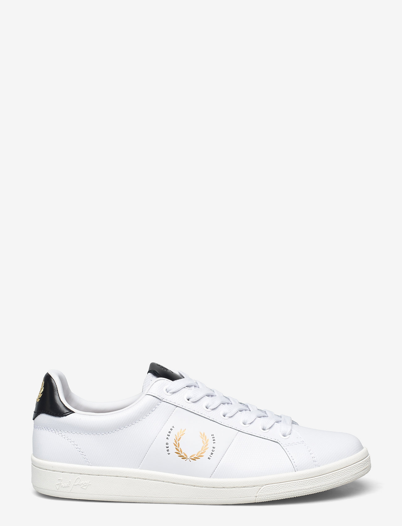 Fred Perry - B721 PIQUE LTHR/BRANDED - white - 1