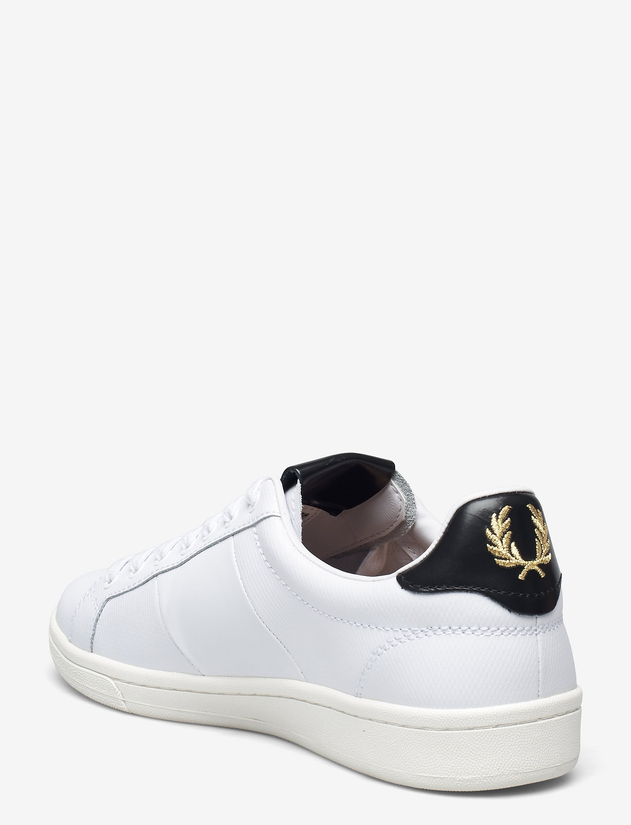 Fred Perry - B721 PIQUE LTHR/BRANDED - white - 2