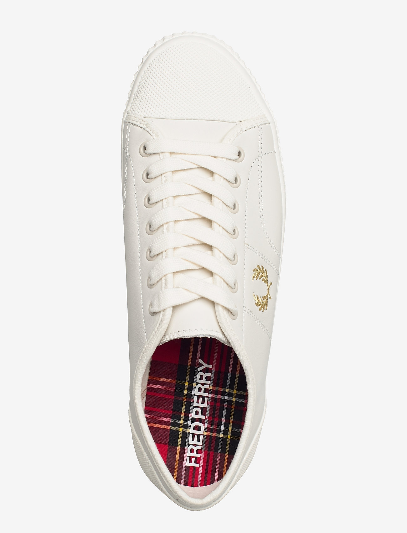 Fred Perry - HUGHES LOW LEATHER - light ecru - 3