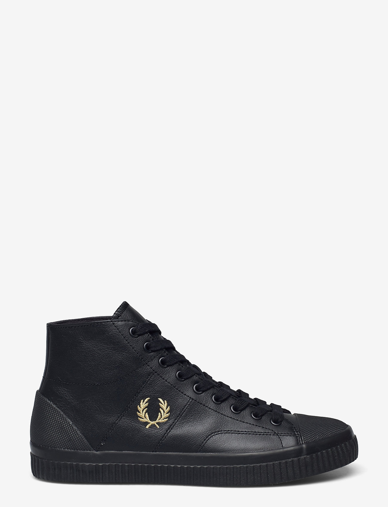 Fred Perry - HUGHES MID LEATHER - black - 1