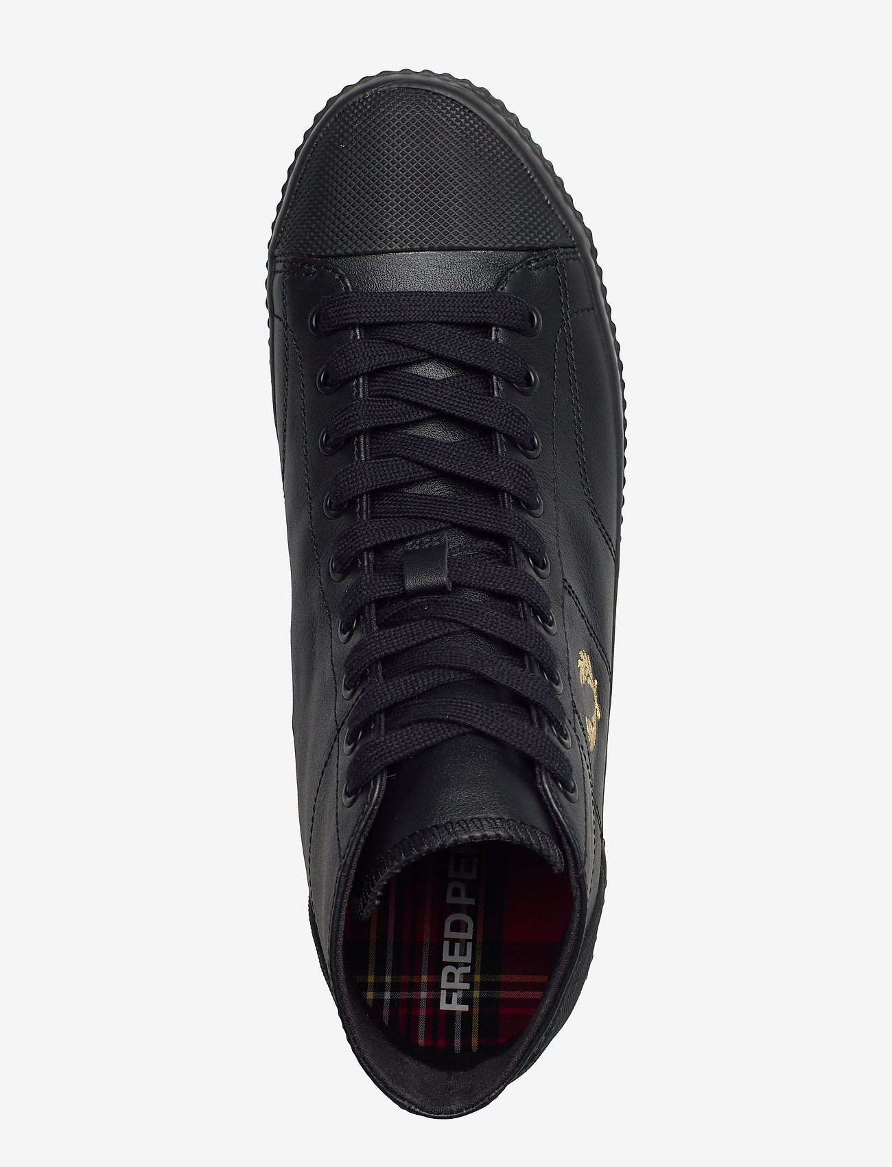 Fred Perry - HUGHES MID LEATHER - black - 3