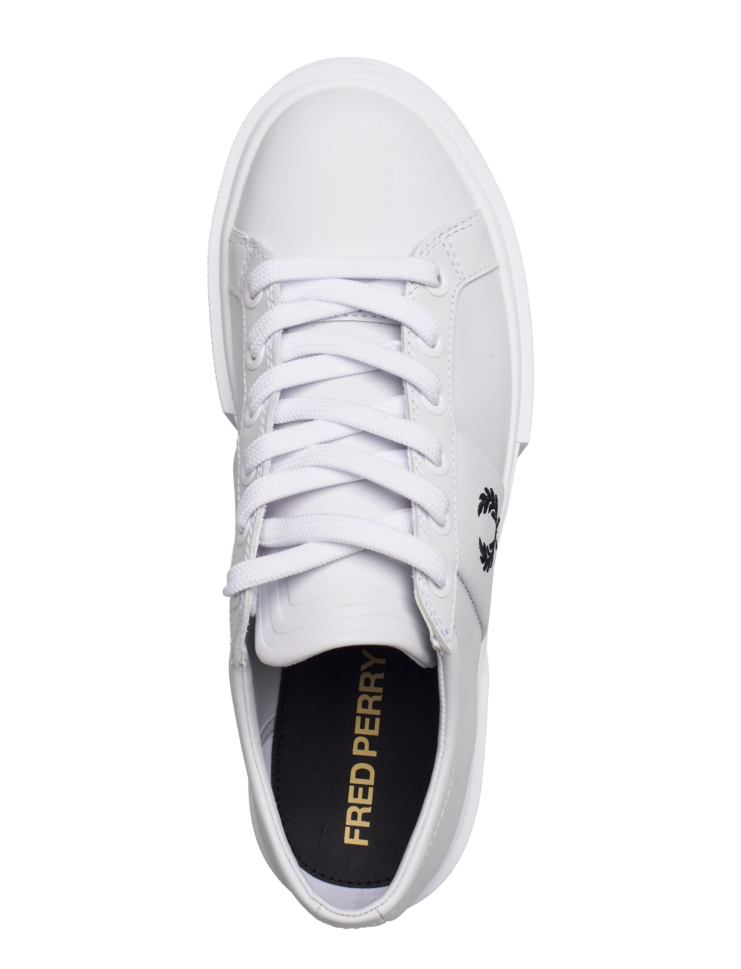 Fred Perry - B70 LEATHER - white - 3