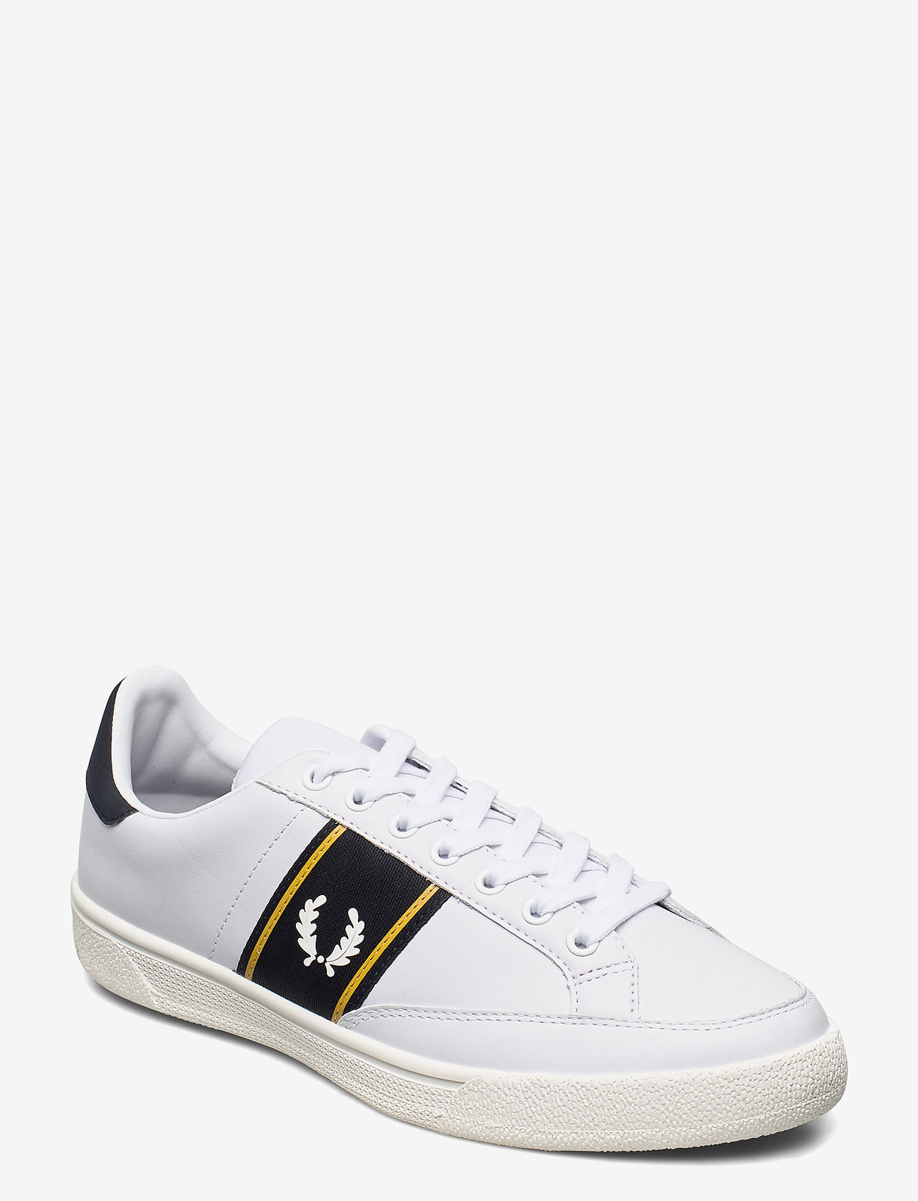 Fred Perry - B3 LEATHER - white - 0