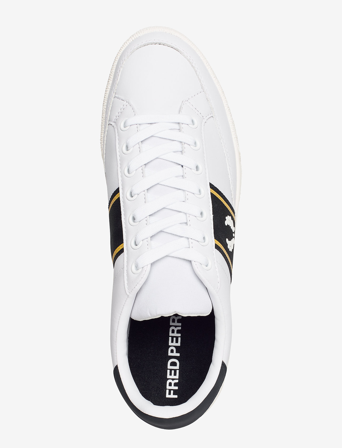 Fred Perry - B3 LEATHER - white - 3