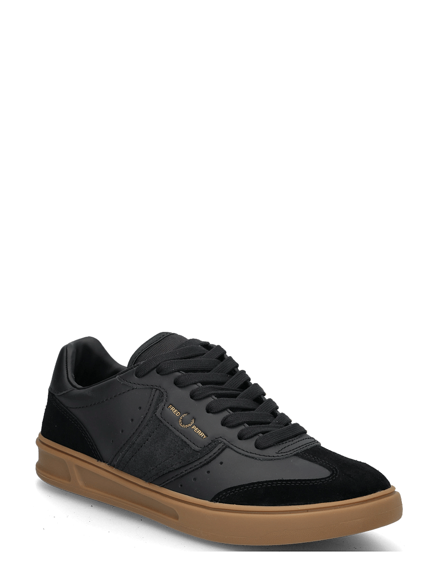 Fred Perry - B4 LEATHER / SUEDE - low-top sneaker - black - 0