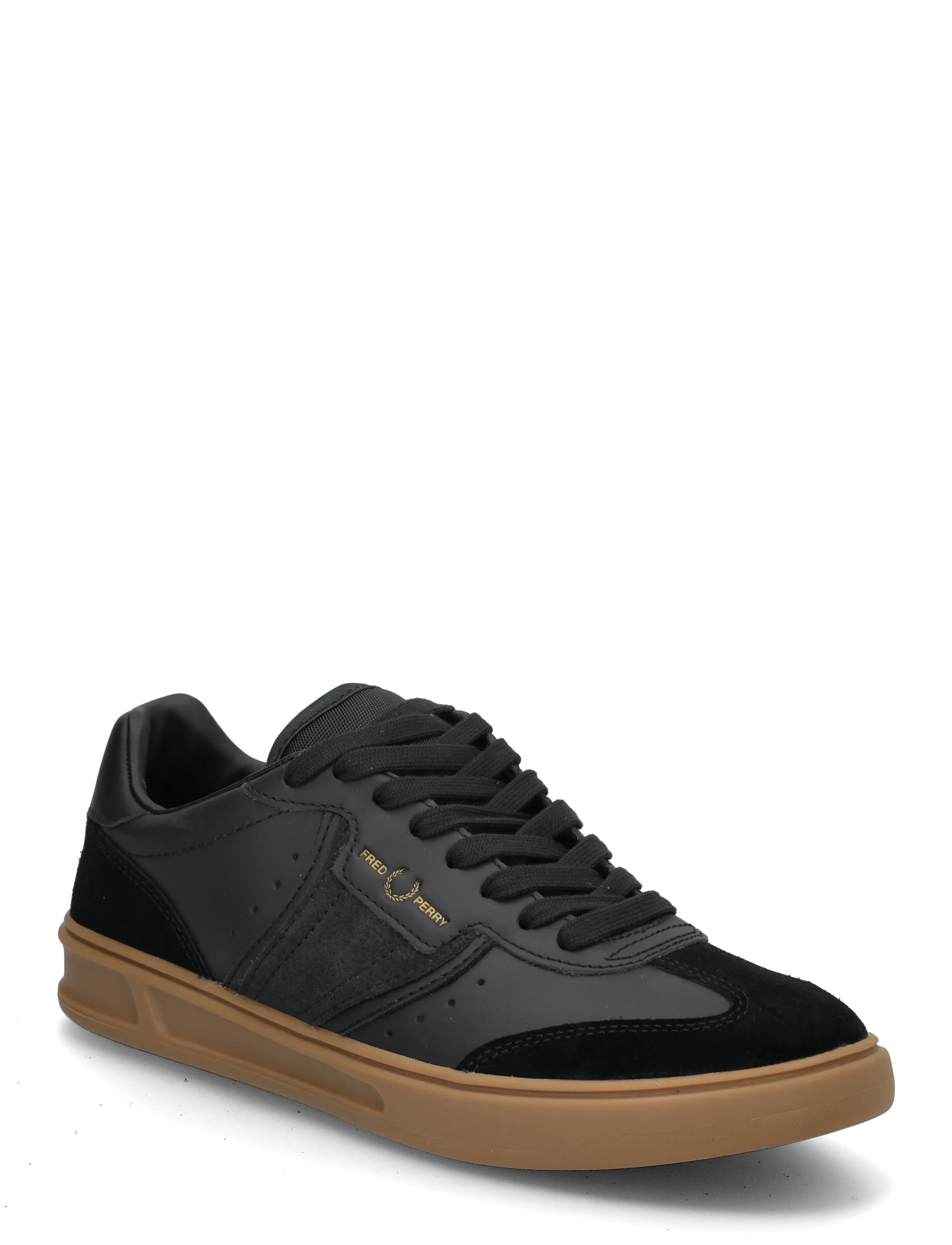 Fred Perry B4 LEATHER / SUEDE - Fred Perry - BLACK / black