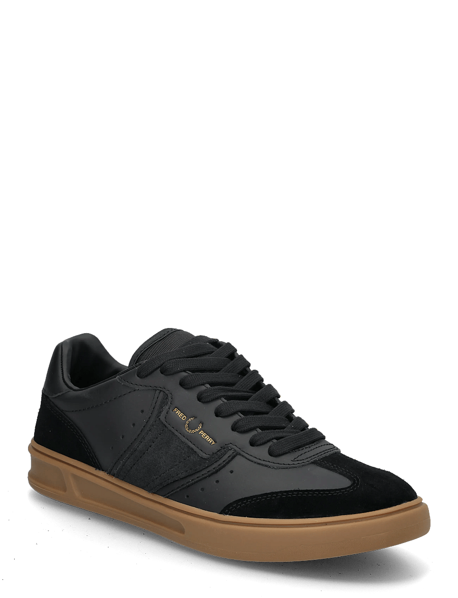 Fred Perry - B4 LEATHER / SUEDE - nach anlass kaufen - black - 0