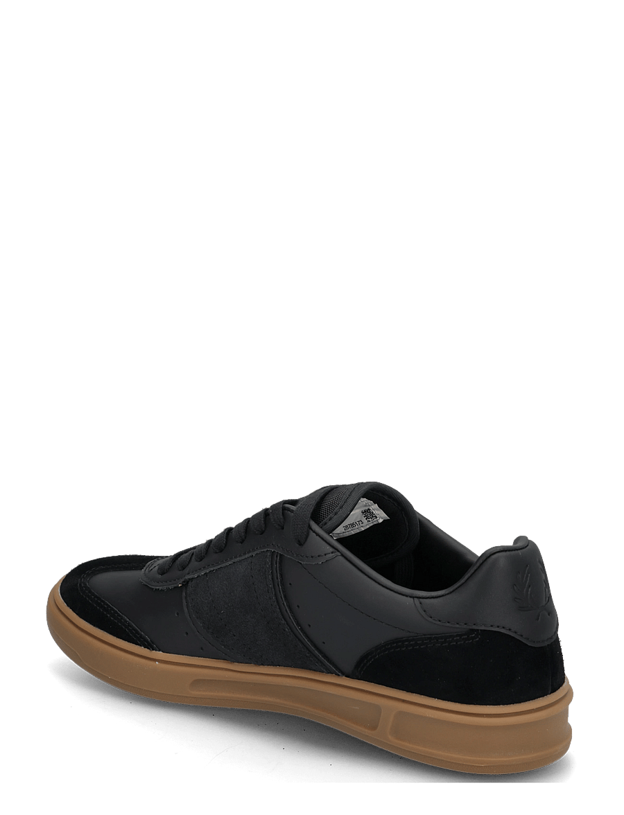 Fred Perry - B4 LEATHER / SUEDE - low-top sneaker - black - 1
