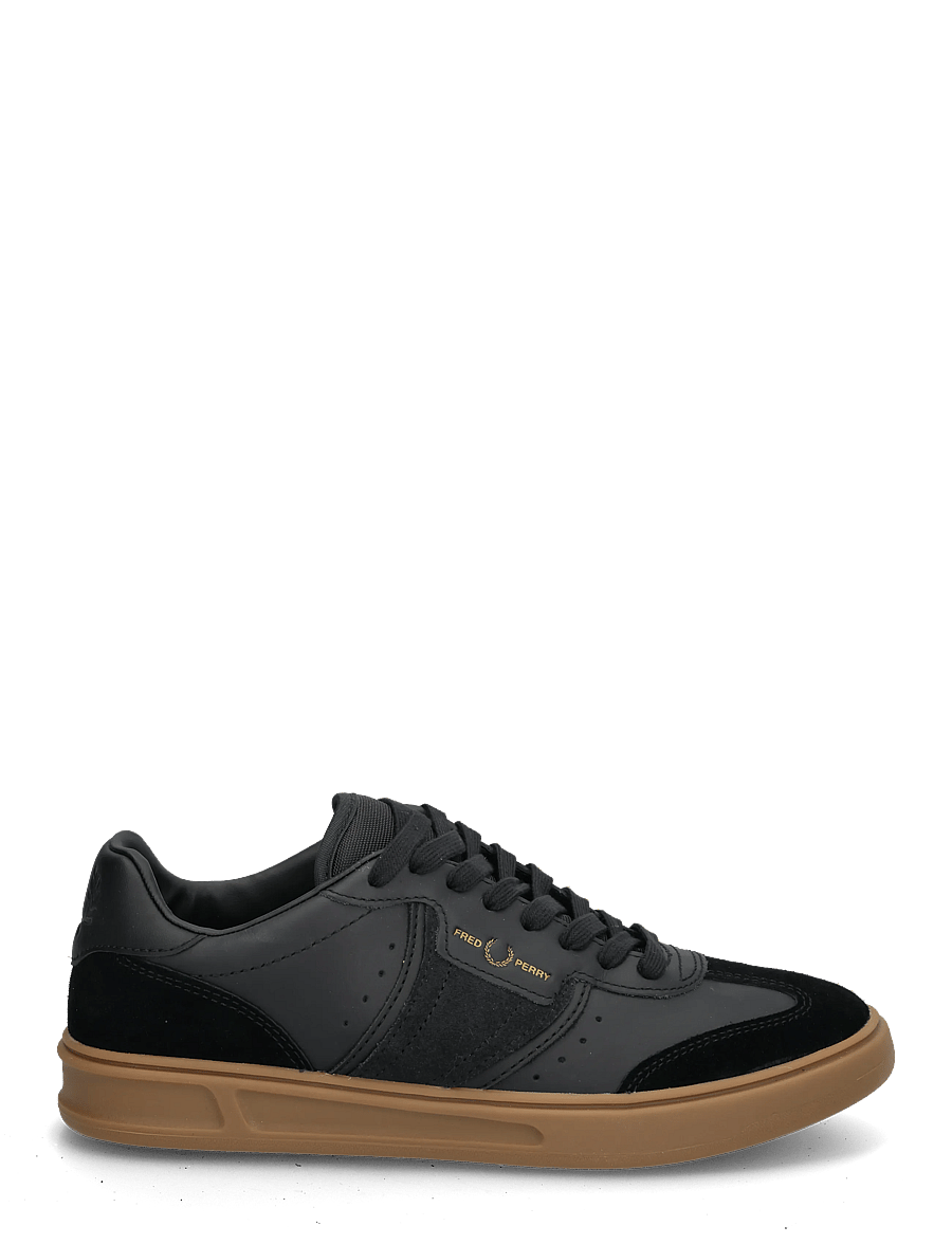 Fred Perry - B4 LEATHER / SUEDE - nach anlass kaufen - black - 2