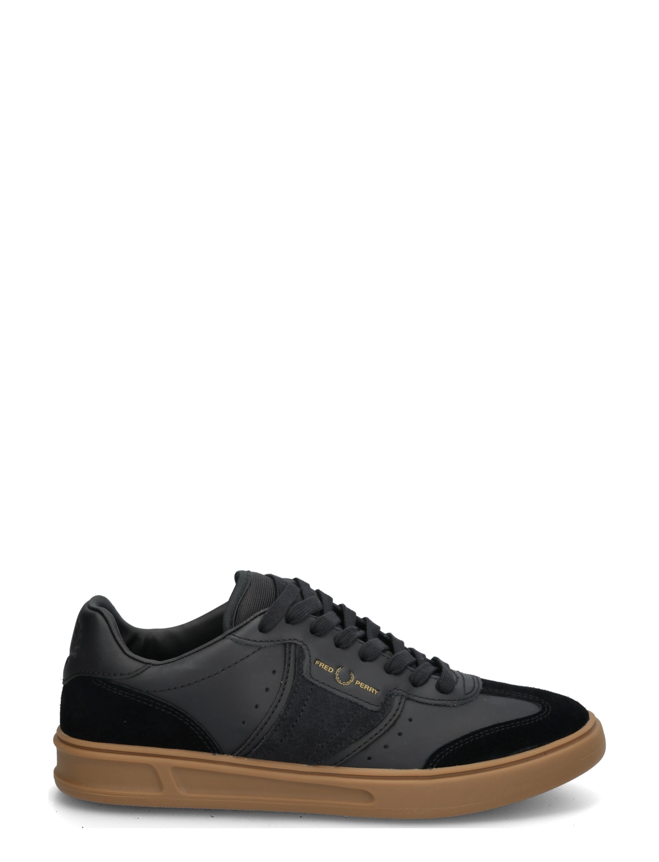 Fred Perry - B4 LEATHER / SUEDE - low-top sneaker - black - 2