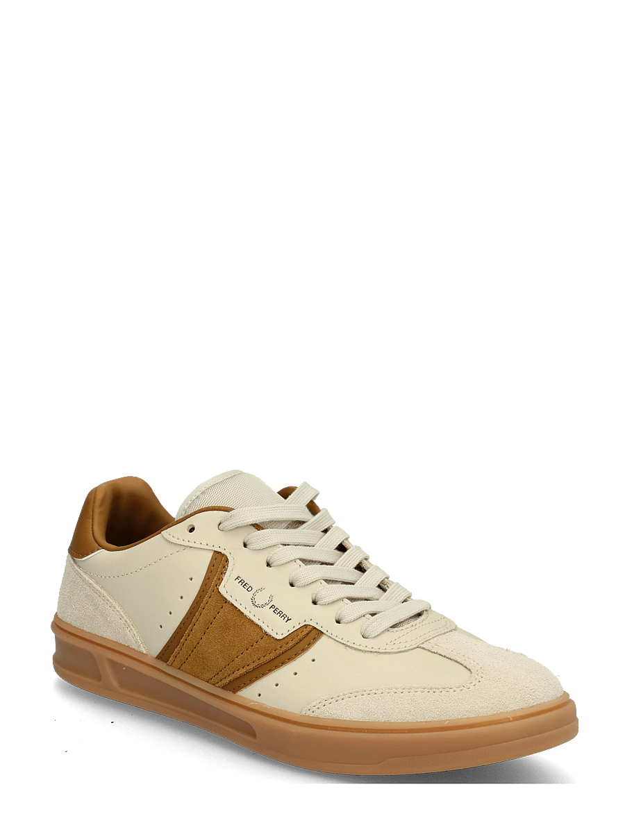 Fred Perry - B4 LEATHER / SUEDE - low-top sneaker - oatmeal - 0