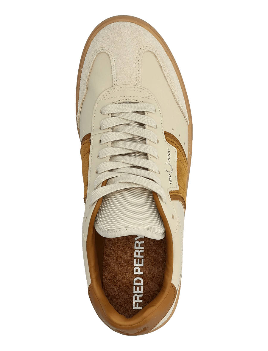 Fred Perry - B4 LEATHER / SUEDE - low-top sneaker - oatmeal - 3