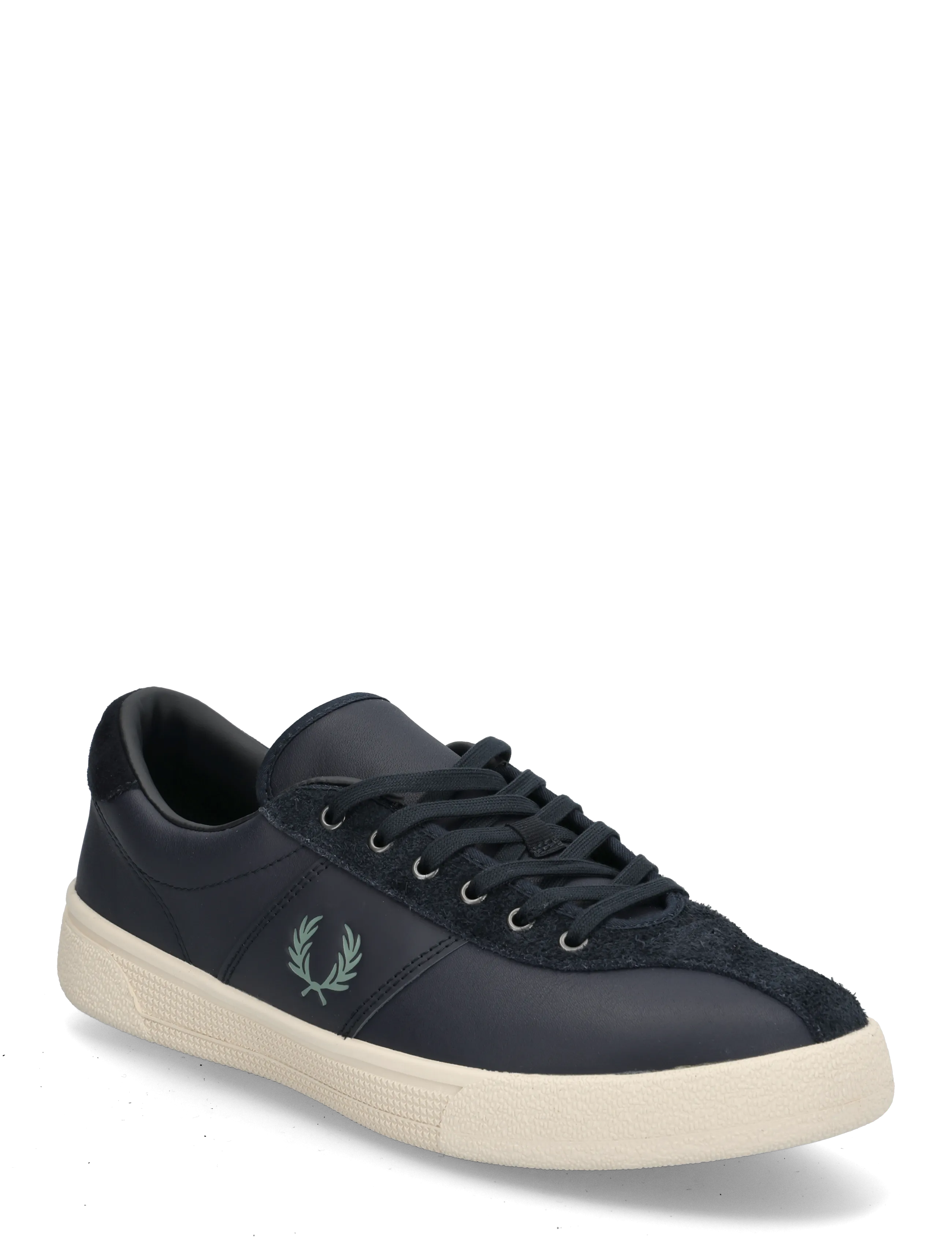 Fred Perry TENNIS SHOE LTHR/SUEDE - Preppy - NAVY / navy