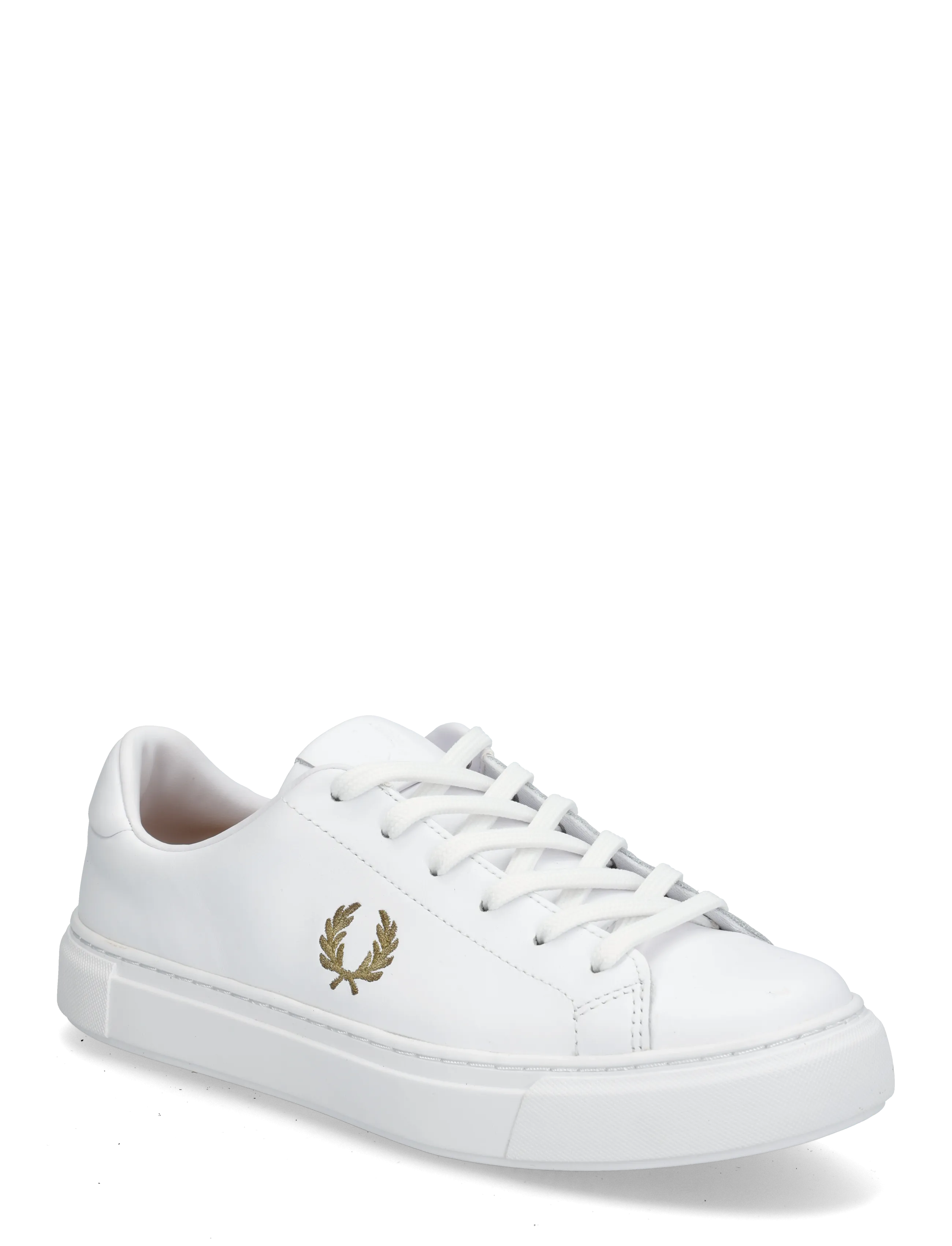 Fred Perry B71 LEATHER - Preppy - WHITE / white