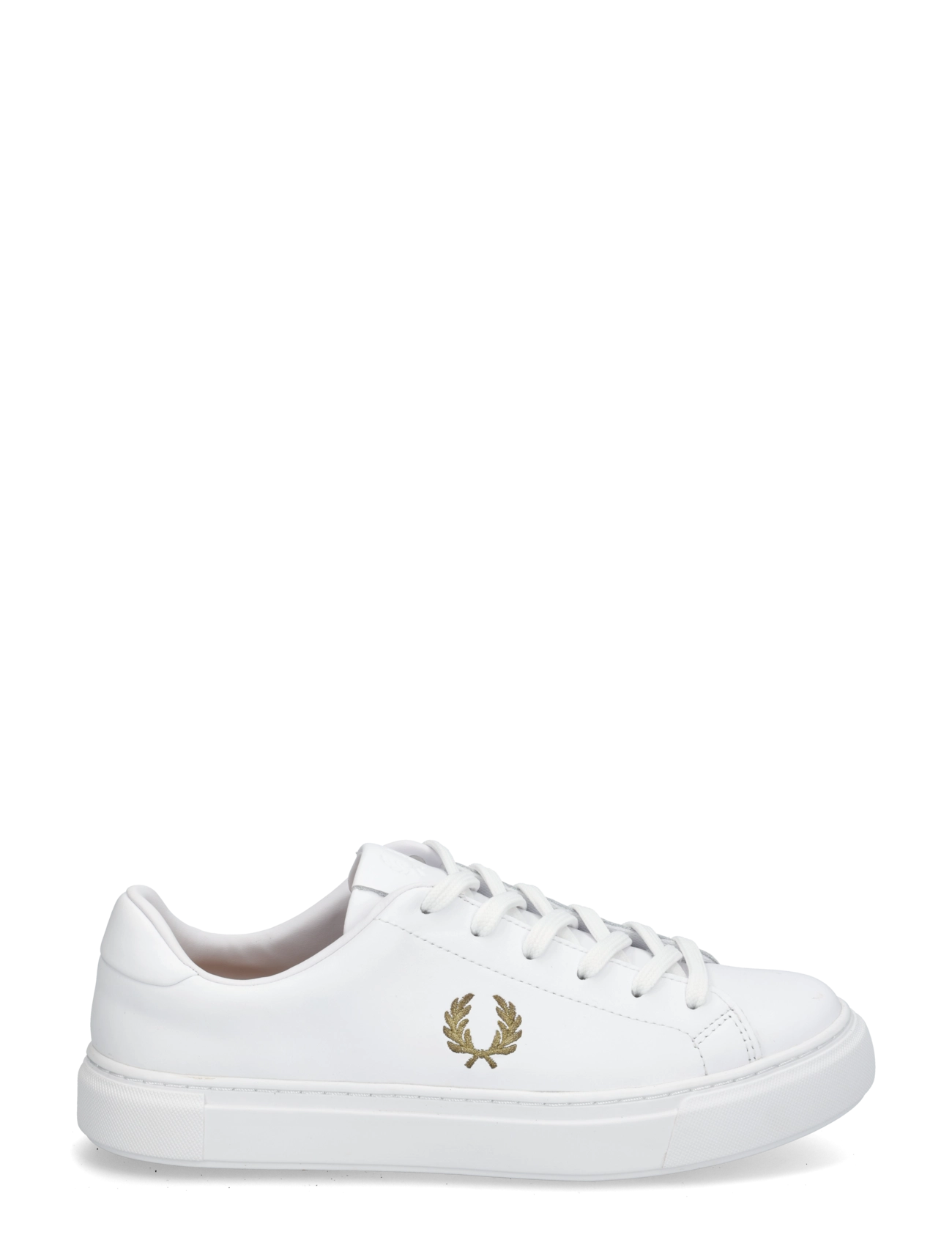 Fred Perry - B71 LEATHER - madala säärega - white - 2