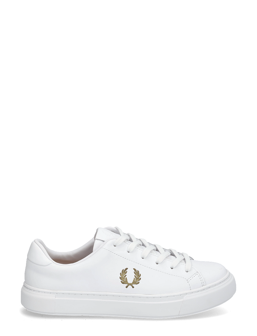 Fred Perry - B71 LEATHER - madala säärega - white - 2