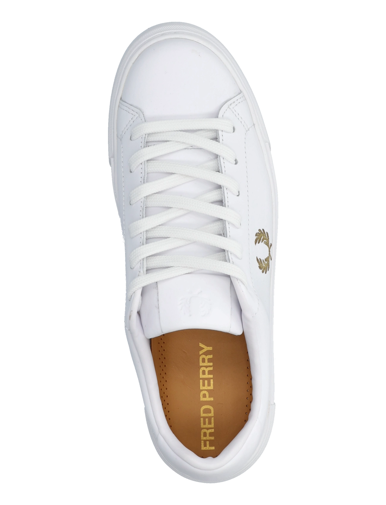 Fred Perry - B71 LEATHER - madala säärega - white - 3