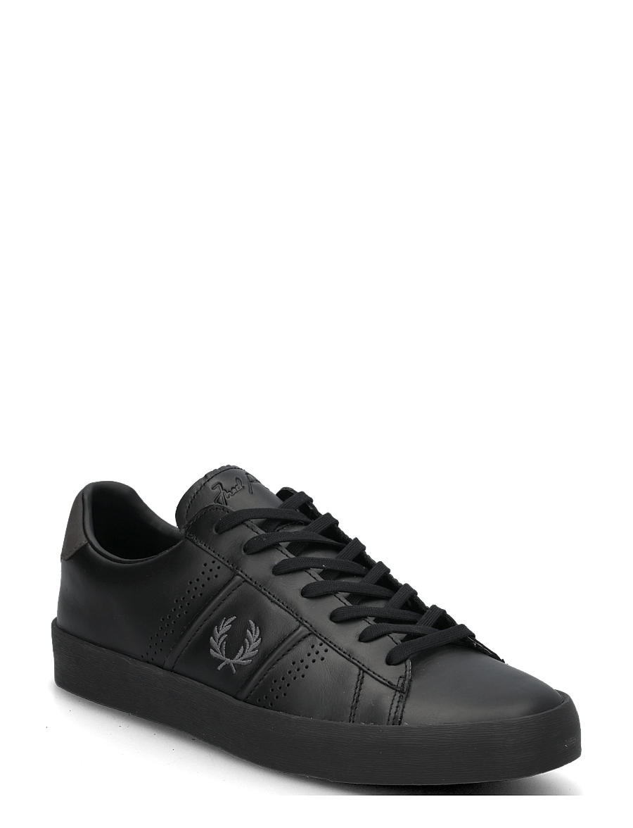 Fred Perry - TOPSPIN LEATHER - low tops - black - 0