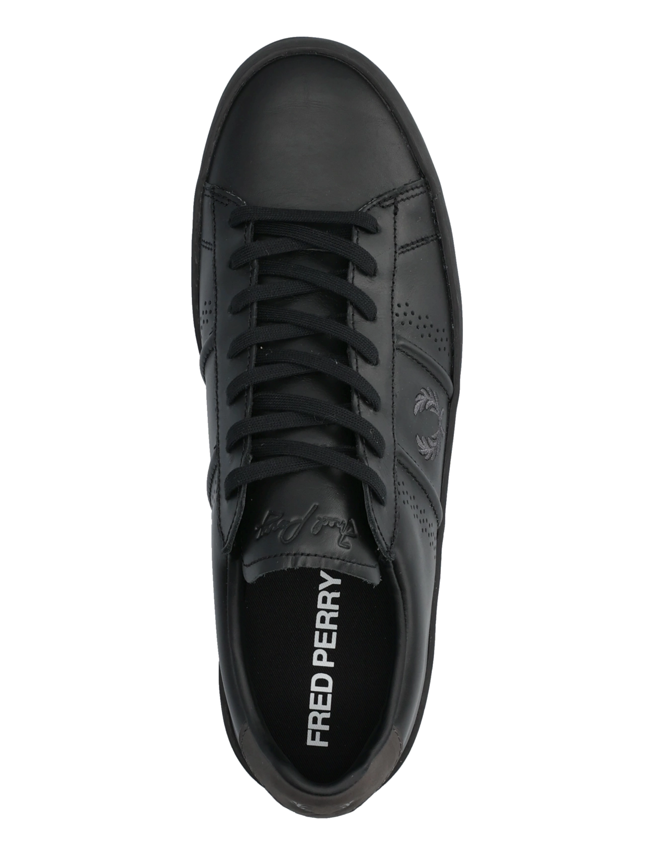 Fred Perry - TOPSPIN LEATHER - black - 3