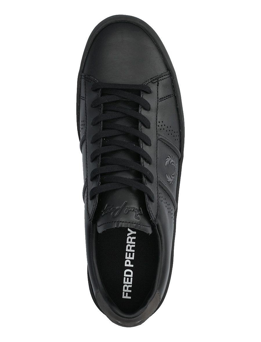 Fred Perry - TOPSPIN LEATHER - low tops - black - 3